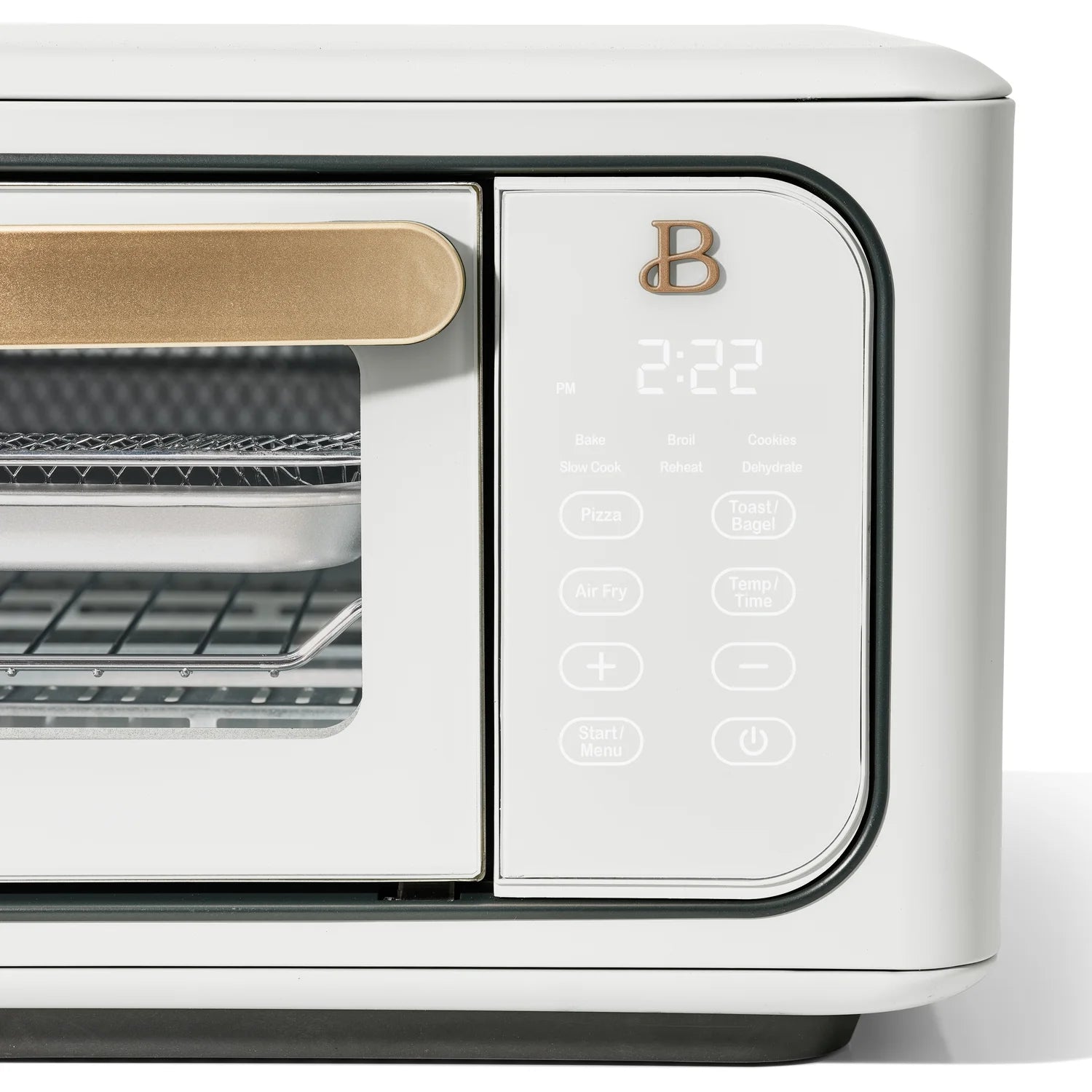 Beautiful Infrared Air Fryer Toaster Oven, 9-Slice, 1800 W, White Icing by Drew Barrymore