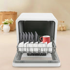 TFCFL Portable Dishwasher Electric Compact Countertop Dishes Dryer Washing Machine Touch Control