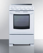 Summit 24�� 2.9 cu ft Electric Range in Ceramic