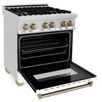 ZLINE KITCHEN AND BATH RAZ30CB professional gas range