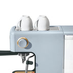 Beautiful Slim Espresso Machine with 20-Bar Pressure, Black Sesame by Drew Barrymore