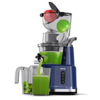 SIFENE 200W Cold Press Juicer Machine for Fruits and Vegetables, Masticating Juice Maker with 83mm Wide Chute, High Yield, Easy Clean, Gray