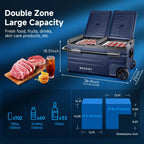 BODEGA 12 Volt 80 Qt.�?5L) Car Refrigerator, Portable Freezer, Car Fridge for Camping, Travel,APP Control, Rv