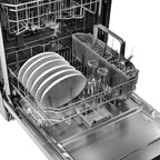 GreenEver 24 Inch Top Control Built-In Dishwasher, Stainless Steel Dishwasher with 6-Cycles and 3rd Rack, ENERGY STAR, 49-dBA