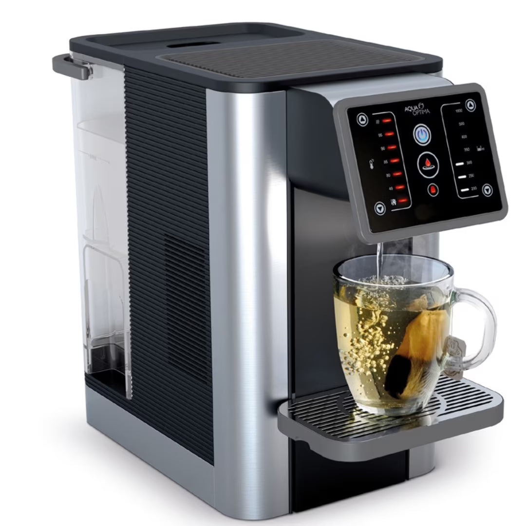 Aqua Optima Electric Kettle, Black with Temperature Control