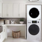 Equator 110V 1.6 cf Washer w/ Pet Cycle & 110V 3.5cf Compact Short Dryer
