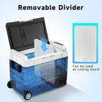 12 Volt Car Refrigerator, 37QT Portable Fridge Freezer(-4�H~68�H), Compressor Cooler 12/24V DC and 110~240 AC for Truck Van RV Camper SUV Travel Camping Road Trips