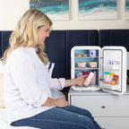 Cooluli Concord 20-Liter Portable Cooler/Warmer Mini Fridge, Black