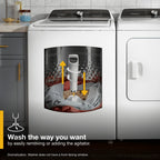 Whirlpool WTW5057LW 4.7 - 4.8 Cu. ft. Top Load Washer w/ Removable Agitator