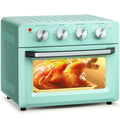 Yardi Yard 19 Qt Dehydrate Convection Air Fryer Toaster Oven with 5 Accessories, Healthy Oil-Free Air Fryer, 7-in-1 Versatile Air Fryer Oven, Green