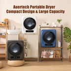 Auertech 1.6 cu ft 120 V Gray Electric Portable Clothes Dryer