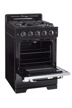 Unique Classic Retro 24" 2.9 cu/ft Freestanding Gas Range with Convection Oven and Sealed Burners