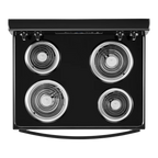 WHIRLPOOL WFC315S0JB 30" freestanding coil electric range