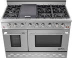 NXR  48" Stainless Steel Pro-Style Propane Gas Range with 7.2 cu.ft. Convection Oven SC4811LP