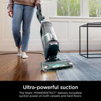 Restored SHARK AZ4000 POWERDETECT Upright Vacuum Cleaner with DuoClean Technology, Odor Neutralizer Technology, Powered Lift-Away, Self Cleaning Brushroll (Refurbished)