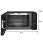 Panasonic 1.6-cu. ft. 1250W Countertop Microwave with Inverter Technology, Black NN-SN74PB