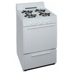 Premier SCK100OP - 24 Inch Freestanding All Gas Range with Open 3 cu. ft. Total Oven Capacity in White