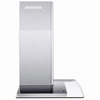 30 inch Kitchen Stainless Wall Mount Range Hood 450CFM Stainless 3-Speed with Led Bulb Dishwasher Filter For Burner 120V