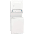 Frigidaire FLCG7522AW 27" Gas Laundry Center with 3.9 cu. ft. Washer Capacity, 5.6 cu. ft. Dry Capacity, 10 Wash Cycles, 10 Dry Cycles, in White