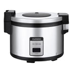 CUCKOO 60 Cups Cooked XL Rice Cooker Warmer with Nonstick Pot Easy Switch Start Silver/Black (CR-3055)