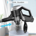 MOOSOO Stick Vacuum Cleaner, LED Display, Anti-Tangle Brush, Powerful No-Fading Suction for Pet Hair, Hard Floors and Carpet
