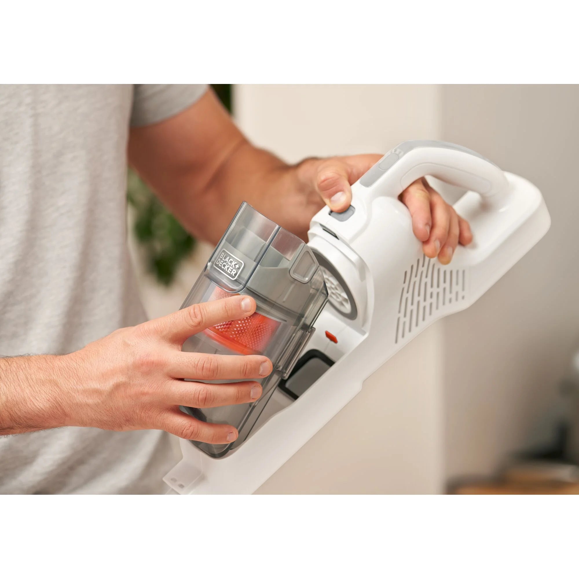 BLACK+DECKER POWERSERIES+ 20V MAX Cordless Stick Vacuum, with Anti-Tangle Brush Bar, Convertible to Handheld, 44 Minute Run-Time, BHFEA520J