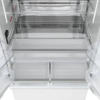 36 In. Panel Ready French Door Refrigerator With Ice maker, water dispenser, Frost Free . 19.6 total cubic feet