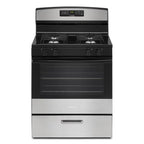 Brand New Amana? AGR6303MMS: 30-inch Gas Range in Stainless Steel.