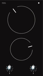 Ramblewood 2 Burner Electric Cooktop, EC2-30, 220V, UL rated German EGO burner.