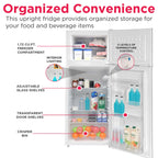 Frigidaire 7.5 Cu. Ft. Top Mount Refrigerator, Black