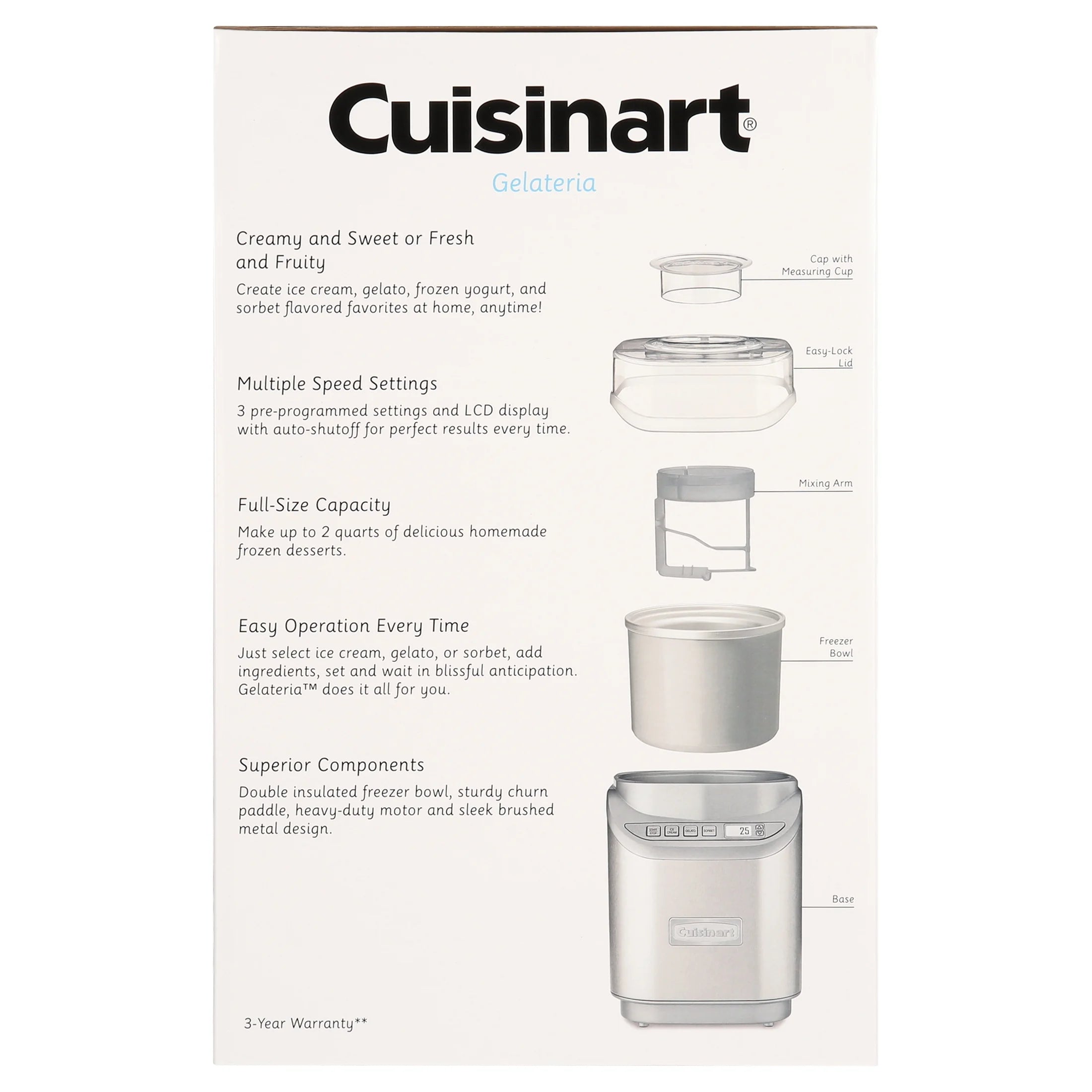 Cuisinart Ice Cream/Yogurt Makers Cool Creations? Ice Cream Maker