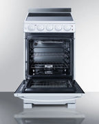 Summit 24�� 2.9 cu ft Electric Range in Ceramic