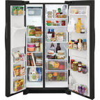 Frigidaire FRSS2623AB 256 Cu Ft 2 Doors Automatic Defrost Side-by-Side Refrigerator Black