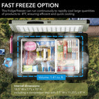 Whynter 45-Quart Portable Freezer, Stainless Steel