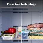 Hamilton Beach 17 cu. ft. Convertible Freezer Refrigerator, Upright Fridge Freezer with Electronic Temperature Control, Energy Efficient White Convertible Fridge - HBFRF1798, White