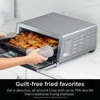 Ninja Flip Toaster Oven & Air Fryer, 8-in-1 Functionality, Flip Up & Away Capability for Storage Space, SP151