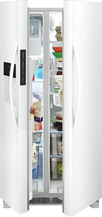 Frigidaire FRSS2323AW 22 Cu. Ft. 33" Standard-Depth Side-by-Side Refrigerator, White