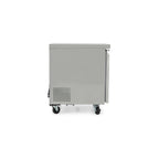 Norpole 6 cu. ft. Commercial Under Counter Upright Freezer in Stainless Steel in Stainless Steel