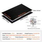 KFFKFF 5 Burner Electric Ceramic Cooktop, Built-in Countertop Burners, 36" Electric Range, 8600W, with Touch Control, Timer, Safety Lock, 9 Power Levels, 220-240V, Direct Wiring Required