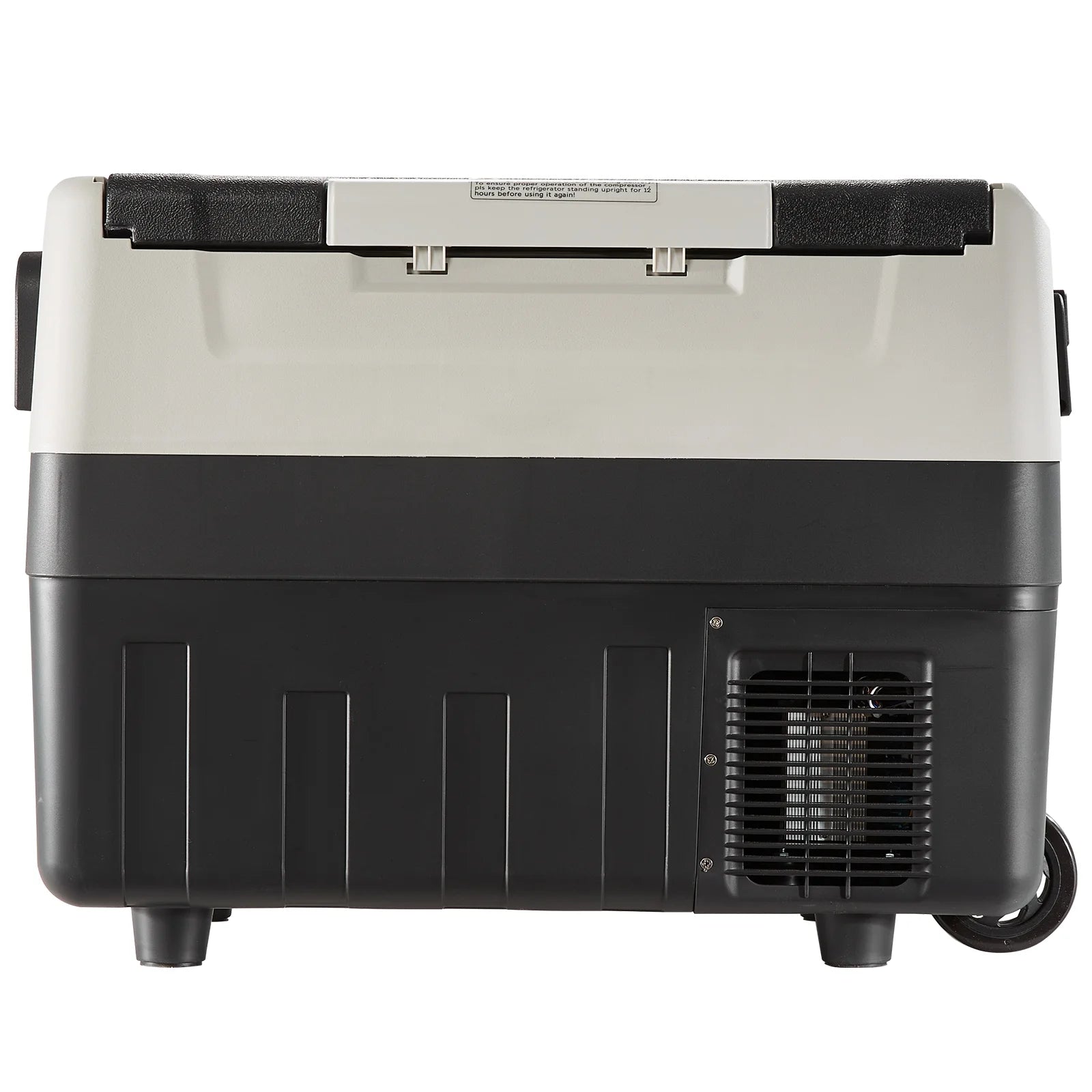 BENTISM Car Refrigerator 58Qt, 12v Portable Freezer with  Dual Zone, 12/24V DC & 110-240V AC Electric Cooler with -4a??-50a?? Cooling Range, for Car Truck Vehicle RV Boat
