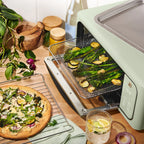 Beautiful Infrared Air Fryer Toaster Oven, 9-Slice, 1800 W, White Icing by Drew Barrymore