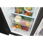 Frigidaire FRSS2623AB 256 Cu Ft 2 Doors Automatic Defrost Side-by-Side Refrigerator Black
