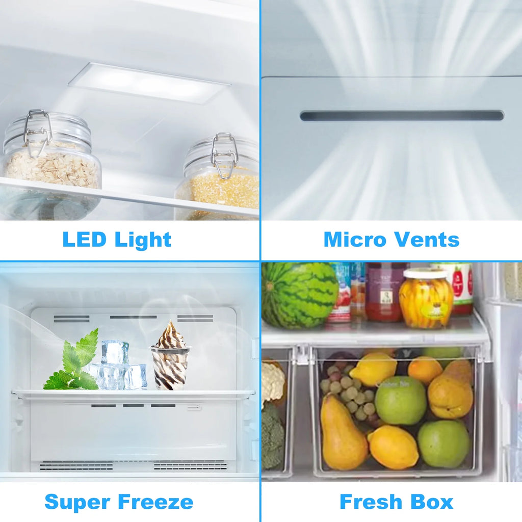 FORT�� 33 Inch Upright 21 Cu ft Freezer in Stainless Steel F21UFLESSS Left Door Fridge