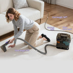 Inolait Portable Carpet Cleaner Machine, 20Kpa Powerful Upholstery Cleaner Machine, 66oz Large Water Tank, with Brush for Pets, Stairs, Black
