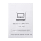 Modern Rectangular Portable Compact Countertop Mini Dishwasher with Water Tank Leak-Proof Air Dry White 120V 785W 17.32*16.25*16.69in for Apartments, Snack Bars, Dorms
