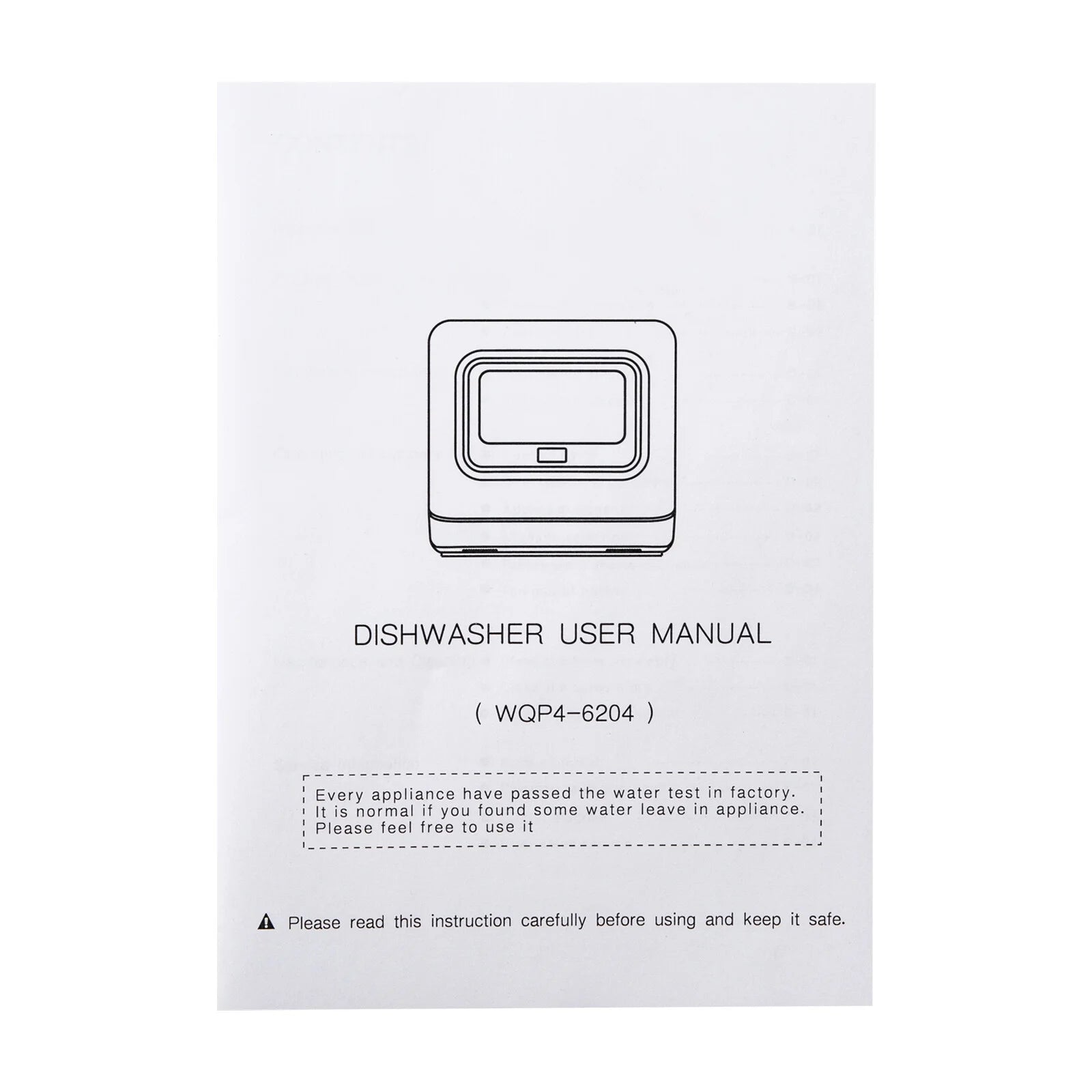 Modern Rectangular Portable Compact Countertop Mini Dishwasher with Water Tank Leak-Proof Air Dry White 120V 785W 17.32*16.25*16.69in for Apartments, Snack Bars, Dorms