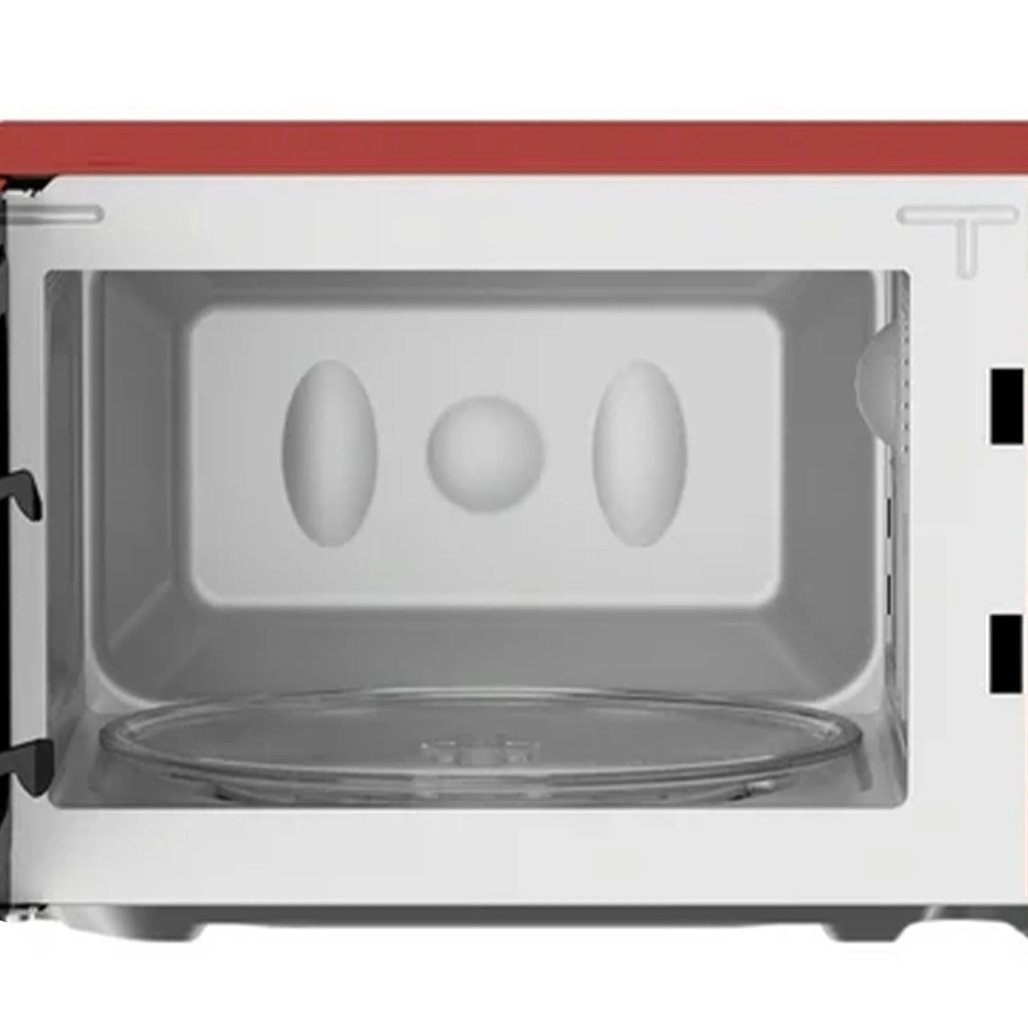 Magic Chef 0.7 Cubic Feet 700 Watt Classic Retro Countertop Microwave, Red