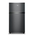 2 Door Mini Fridge with Freezer,3.5Cu.ft Small Freezer,7 Adjustable Thermostat,Blue,New