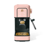 Beautiful Slim Espresso Machine with 20-Bar Pressure, Black Sesame by Drew Barrymore