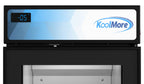17 in. Slim Commercial Merchandiser Freezer with Manual Defrost, 6.5 Cu. Ft. Capacity, ETL Listed in Black (KM-MDF-17S)